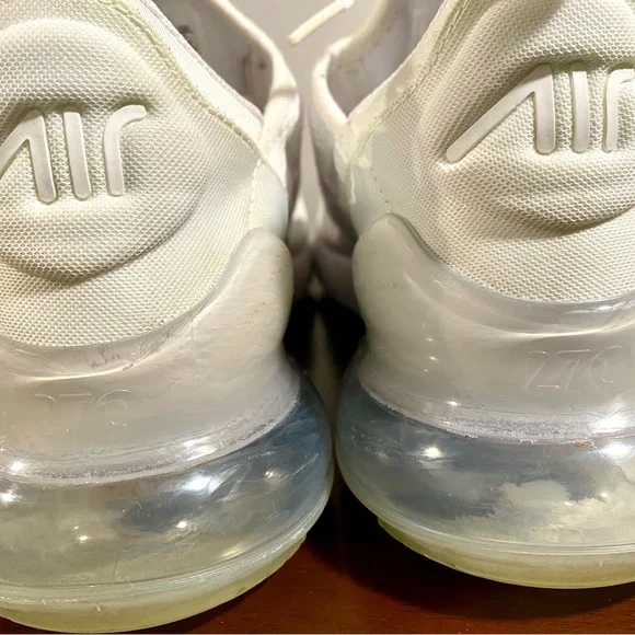Nike White Air Max 270 Sneakers - Picture 6 of 11